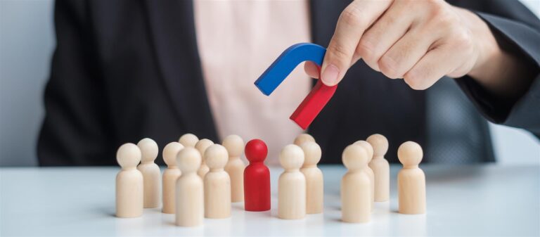 business woman hand holding magnet and pulling man 2025 03 08 06 57 42 utc