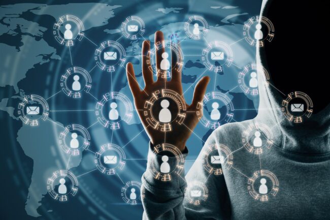 hacker hand using creative social network interfac 2025 10 15 06 28 47 utc