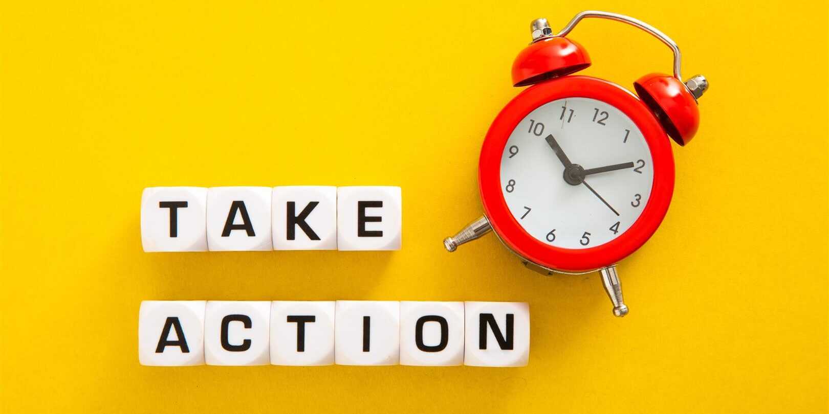 clock with take action word over yellow background 2026 01 06 10 53 25 utc