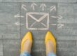 email marketing concept with yellow shoes on the s 2026 03 17 21 38 41 utc